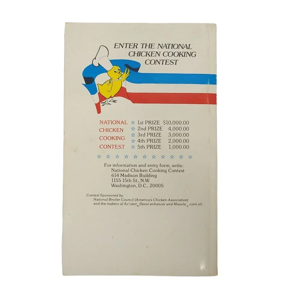 The Chicken Cookbook Bicentennial Edition 1976 National Chicken Cooking Contest